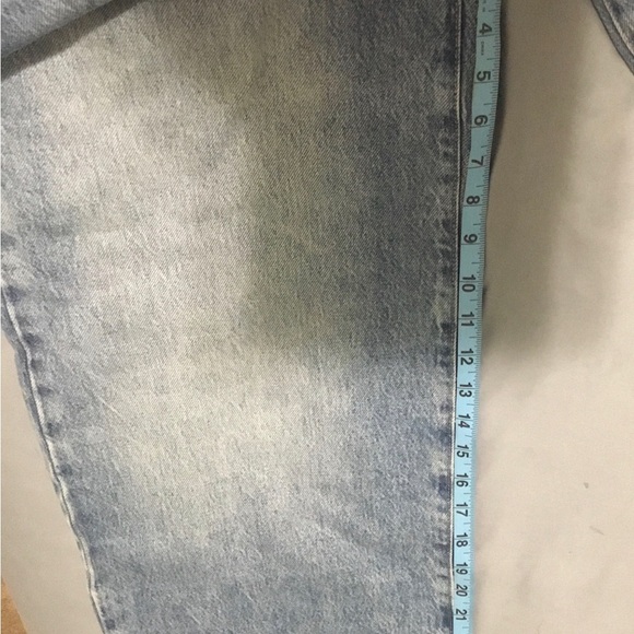 Garage Blue Flare Wide Leg Jeans - Picture 8 of 8